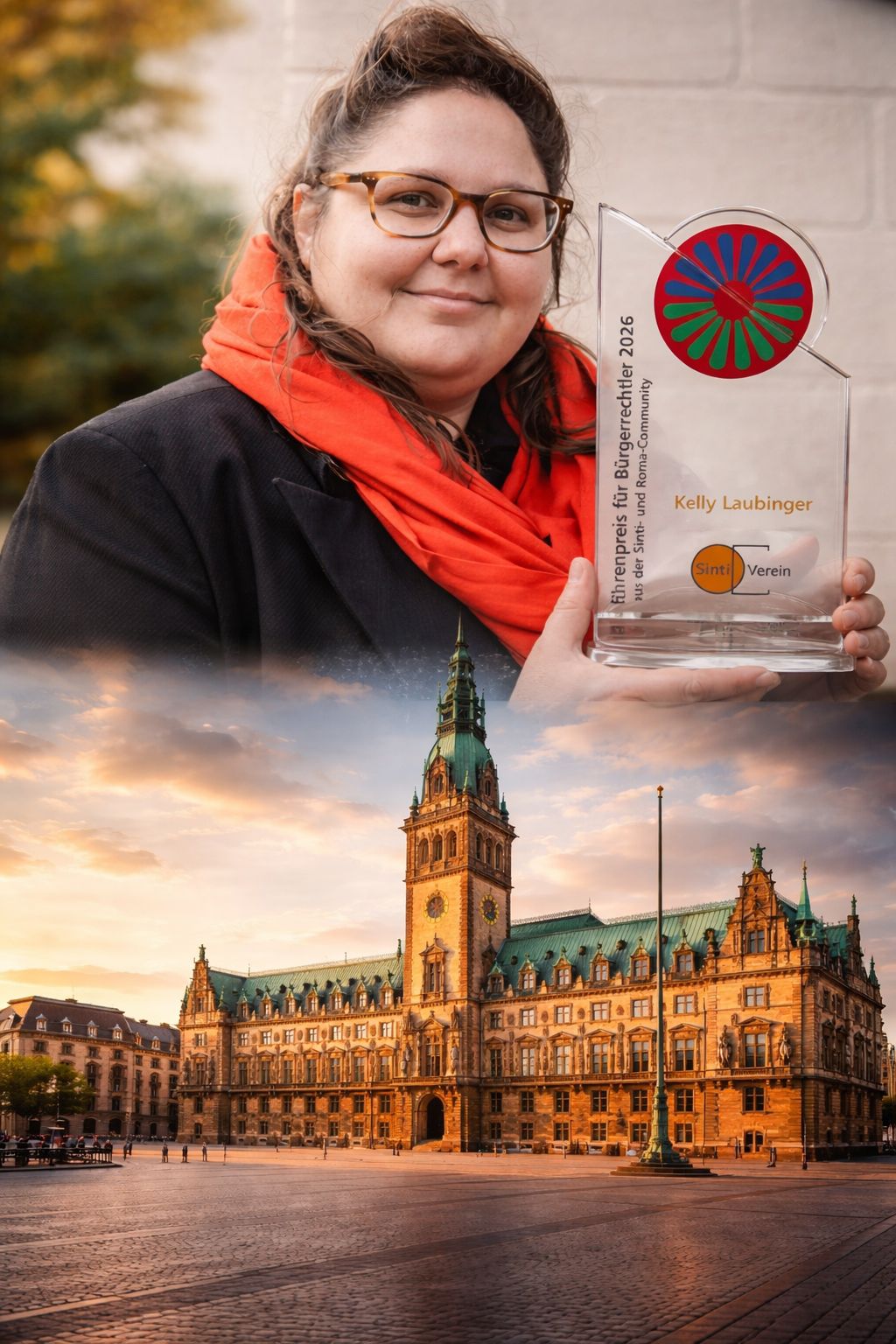 Preisverleihung für Kelly Laubinger